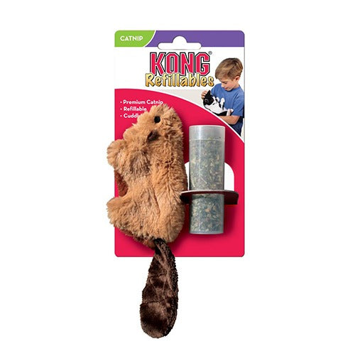 Kong Beaver with Catnip