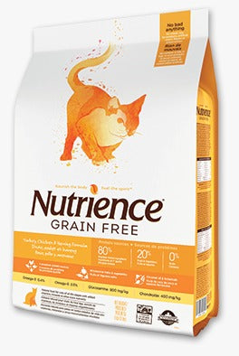 Nutrience - Alimento Grain Free Cat Pavo, Pollo y Arenque 2,5 kilos