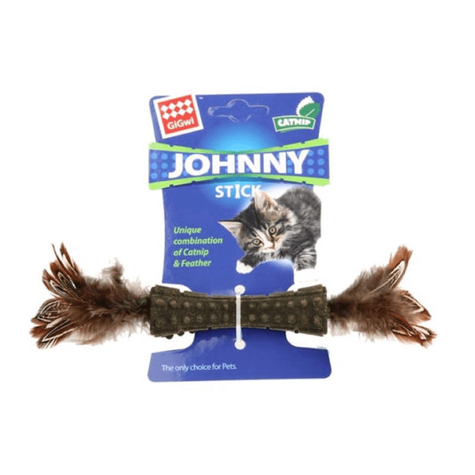 GIGWI JOHNNY STICK PLUMAS CAFE DOBLES