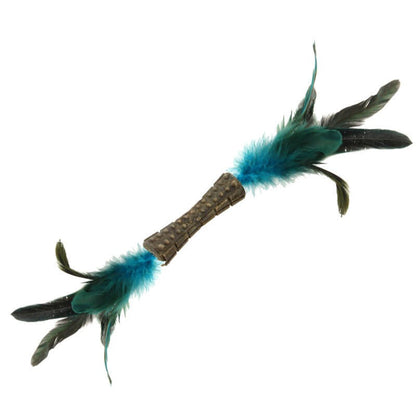 GIGWI JOHNNY STICK PLUMAS DOBLES