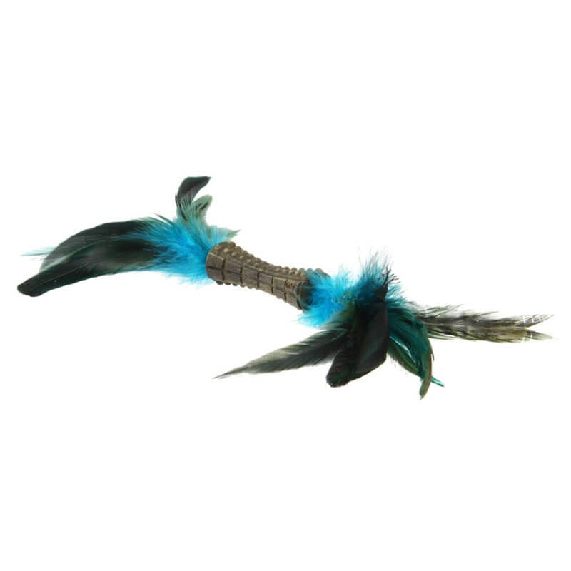 GIGWI JOHNNY STICK PLUMAS DOBLES